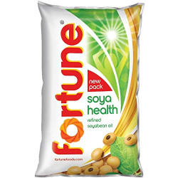 Fortune Soyabean Oil 1 Litres, Pouch